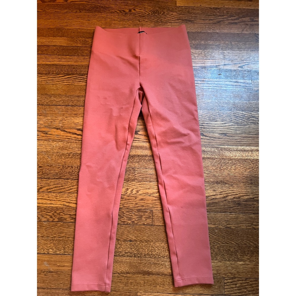 LOFT Petites Terracotta Rose Pink High Waisted Ponte Leggings Pants XSP